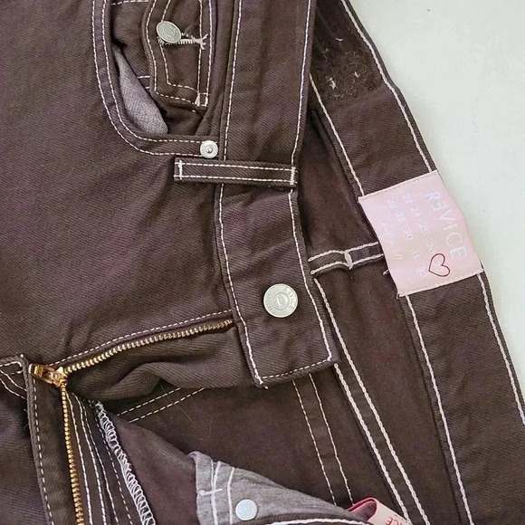 Revice Brown Flare Jeans - Picture 8 of 11